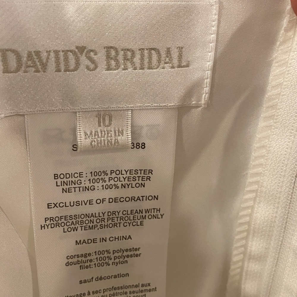 DAVID’S BRIDAL Flower Girl Formal Dress - Picture 4 of 12